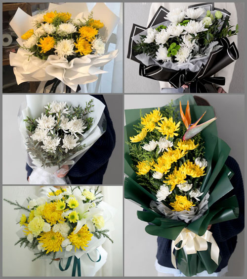 浙江省嘉兴海宁市周王庙镇白事花束代送